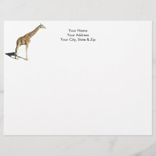 Giraffe Letterhead