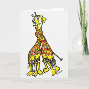 GIRAFFE LOVE CARD