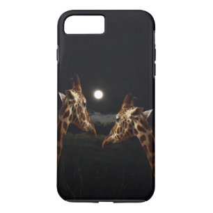 Giraffe Love In The Moonlight, iPhone 8 Plus/7 Plus Case