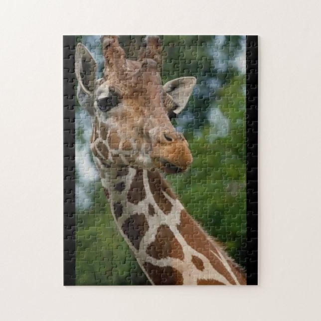 Giraffe Love Jigsaw Puzzle (Vertical)