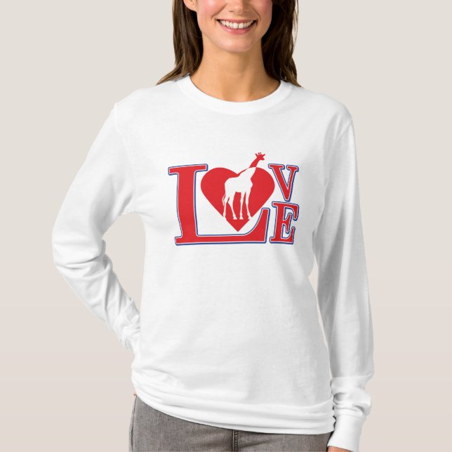 Giraffe Love T-Shirt (Front)