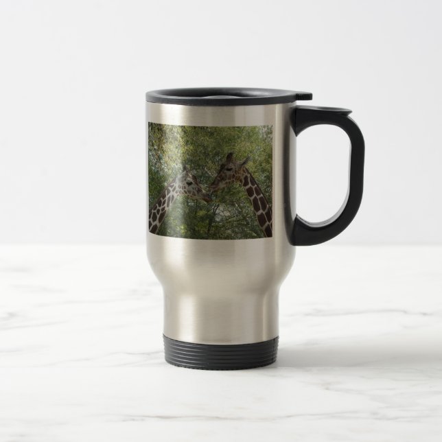 Giraffe Love Travel Mug (Right)