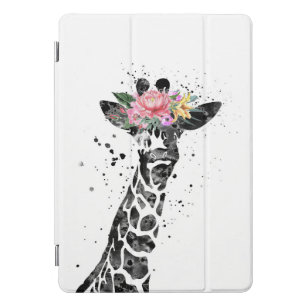 Giraffe Lover Giraffe And Flower iPad Pro Cover
