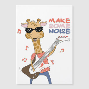 Giraffe Lover Giraffe Guitar Make Some Noise