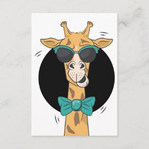 Giraffe Lover Giraffe In My Heart Enclosure Card