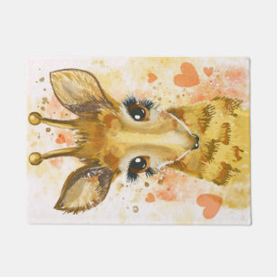 Giraffe Lover Lovely Giraffe Doormat
