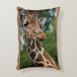 Giraffe Lovers Art Accent Pillow