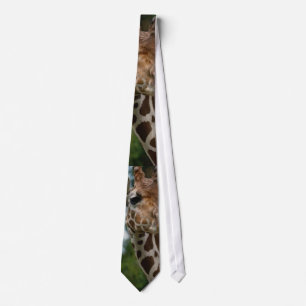 Giraffe Lovers Art Gifts Tie