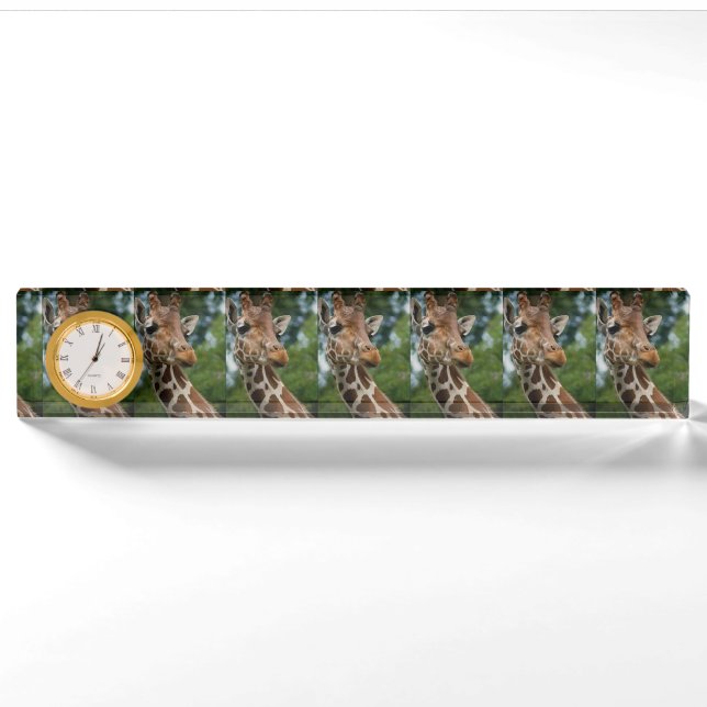 Giraffe Lovers Art Nameplate (Front)