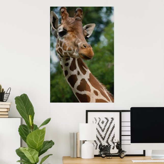 Giraffe Lovers Art Print Gifts (Home Office)