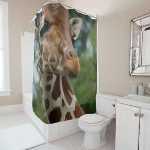 Giraffe Lovers Art Shower Curtain