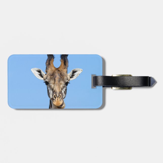 Giraffe Luggage Tag (Back Horizontal)