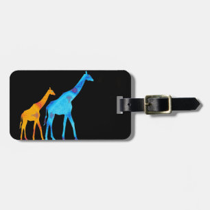 Giraffe Luggage Tag