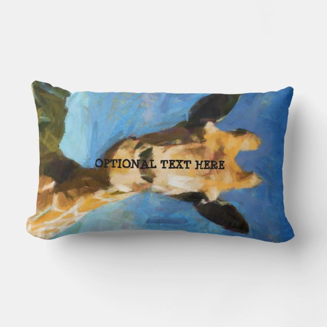 Giraffe Lumbar Pillow (Front)
