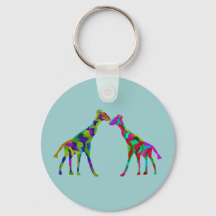 Giraffe Luv Keychains