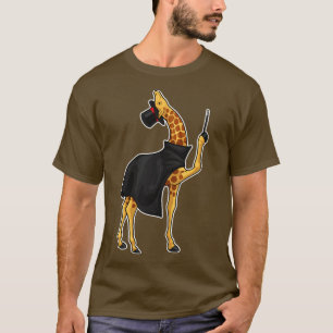 Giraffe Magician Magic wand T-Shirt