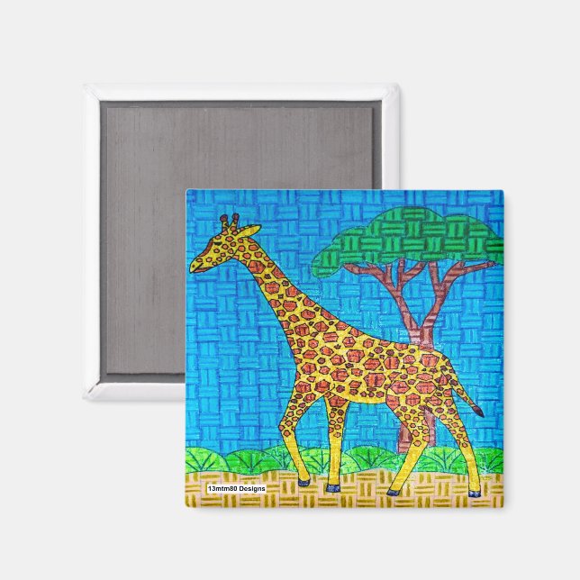 Giraffe - Magnet (Front/Back)