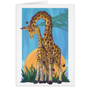Giraffe Mama and Baby