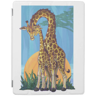 Giraffe Mama and Baby iPad Smart Cover