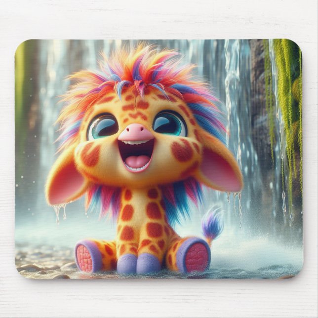 Giraffe Mauspad Mouse Pad (Front)