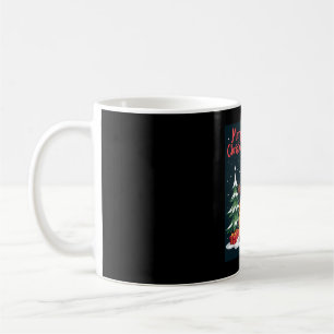 Giraffe Merry Christmas Tree Lighting Santa Giraff Coffee Mug
