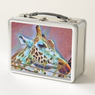 GIRAFFE METAL LUNCH BOX