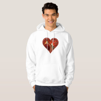 Giraffe Mom and Baby cuddling  #babywatch2017 Hoodie