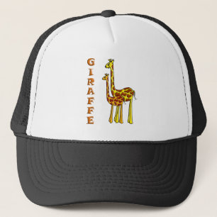 Giraffe Mom and Baby Trucker Hat