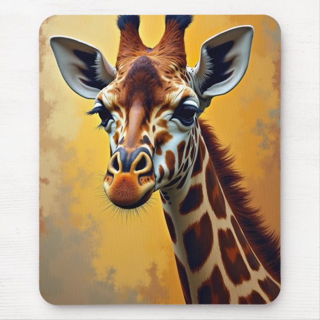 Giraffe  mouse pad (Front)