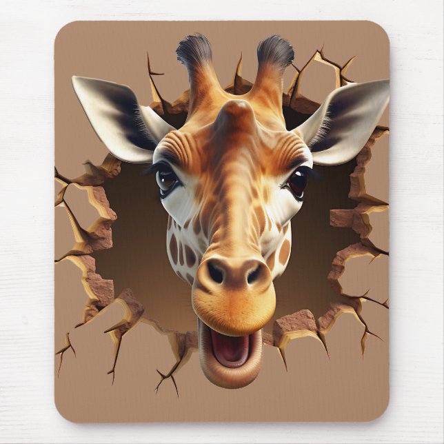 Giraffe Mouse Pad (Front)