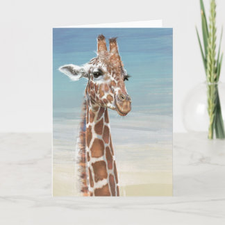 Giraffe Note Card