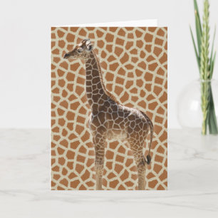 Giraffe Note Card