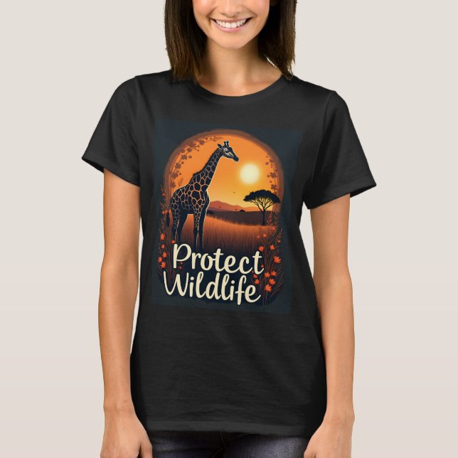Giraffe of the Savanna Tank Top (Front)
