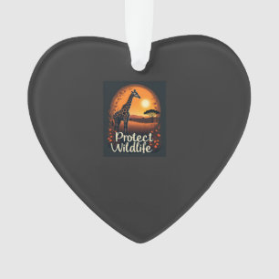 Giraffe of the Savanna Tank Top Ornament