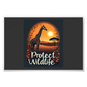 Giraffe of the Savanna Tank Top Photo Print