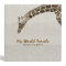 Giraffe on Linen Look Travel Photo Album Custom