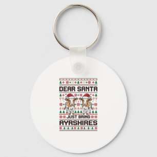 Giraffe on Skateboard Rainbow Vintage Shirt Design Keychain