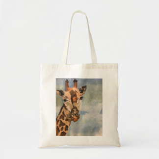 Giraffe on tote bag