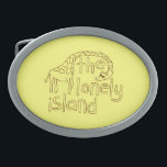 Giraffe Oval Belt Buckle<br><div class="desc">© Lonely Island Technologies.</div>