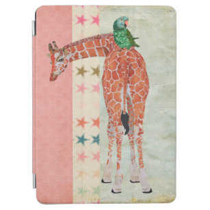 Giraffe & Parrot iPad Case