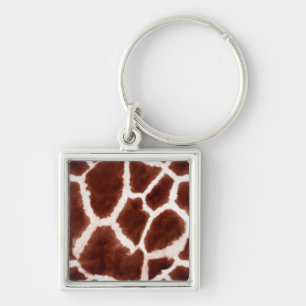 Giraffe Pattern Animal Print Keychain