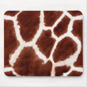 Giraffe Pattern Animal Print Mouse Pad