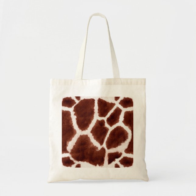 Giraffe Pattern Animal Print Tote Bag (Front)