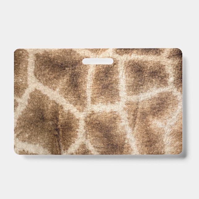 Giraffe pattern badge (Front)
