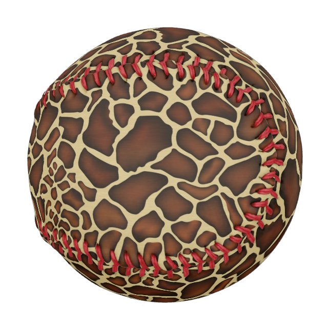 Giraffe Pattern Baseball (Front Right)