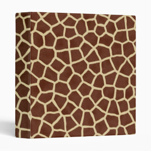Giraffe Pattern Binder
