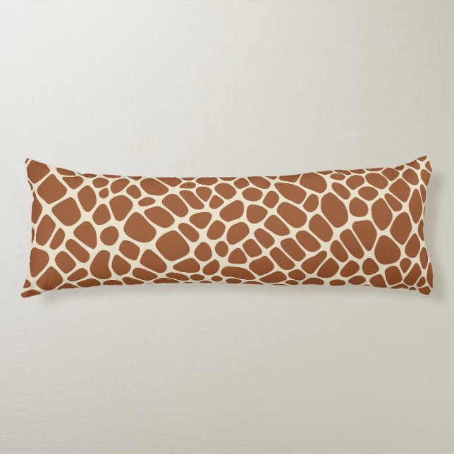Giraffe Pattern Body Pillow (Front)