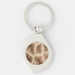 Giraffe pattern keychain