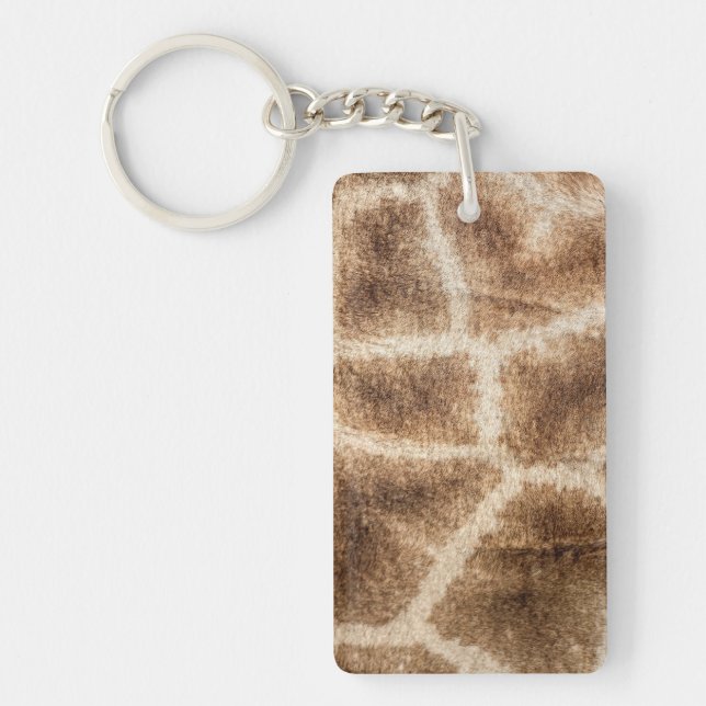 Giraffe pattern keychain (Front)