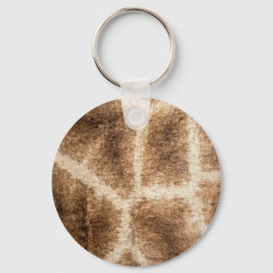 Giraffe pattern keychain